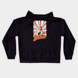 brandi vintage poster Kids Hoodie